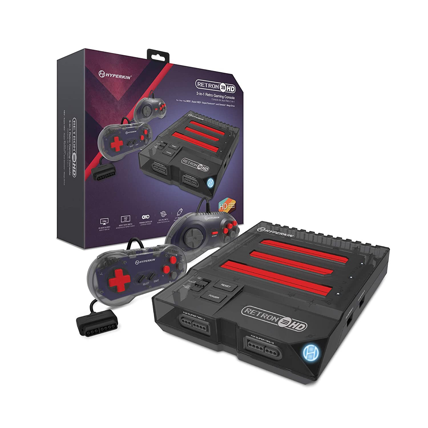 SNES/NES/Genesis 3 in 1 Console RetroBit Super RetroTrio RetroN BRAND NEW Sealed