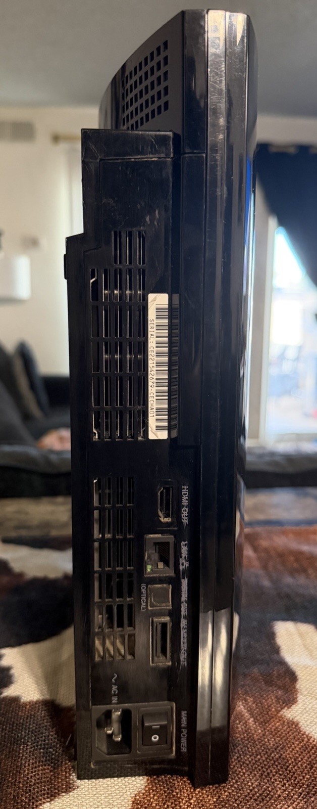 Sony PlayStation 3 PS3 CECHP01 backwards compatible YLOD yellow light for parts