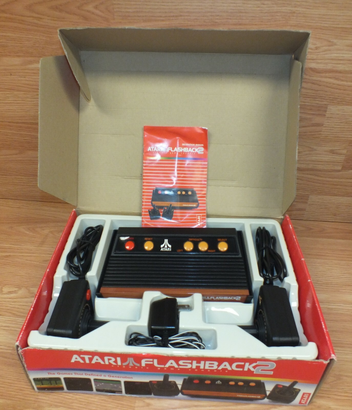 Atari Flashback 2 Black Plug & Play TV Game Console (NTSC) 40 Built-In Games!