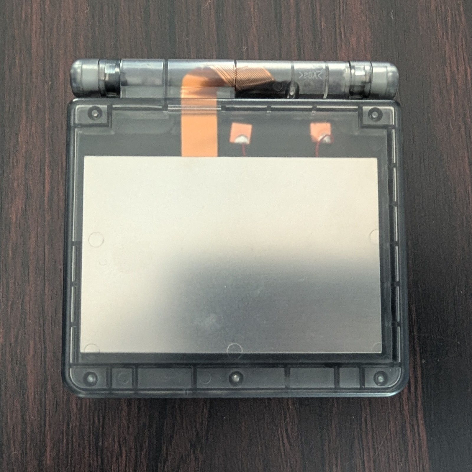 Custom GBA SP, IPS Screen, New Battery, Charger/Case – Smoke Purple (READ DESC.)