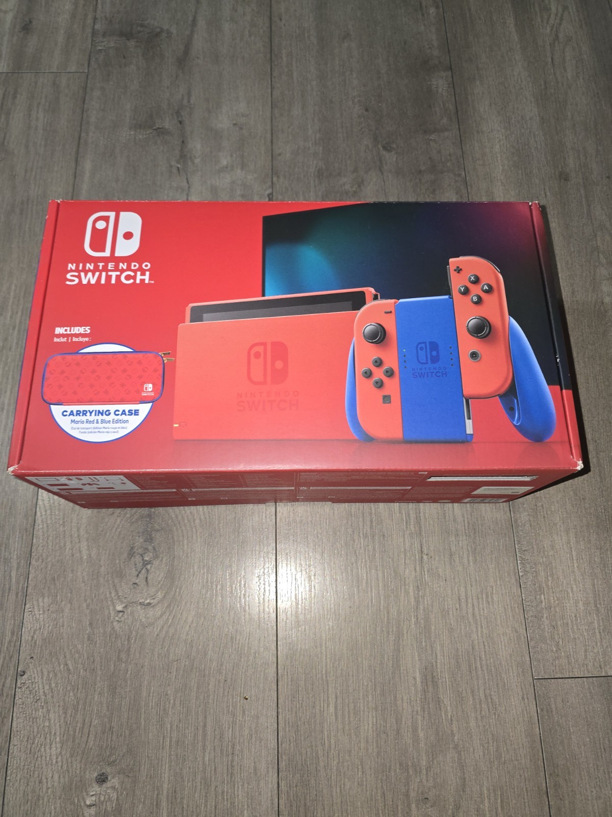 Nintendo Switch Mario Red & Blue Edition Complete in Box – Minty