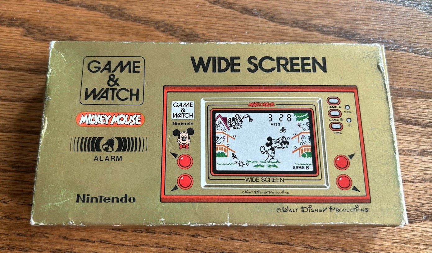 Nintendo MC-25 LSI Game and Watch Mickey Mouse NEEDS NEW SCREEN Used Read!