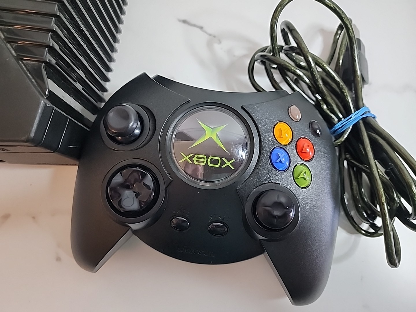 Original Microsoft Xbox Console Complete System With Controller & Plugs