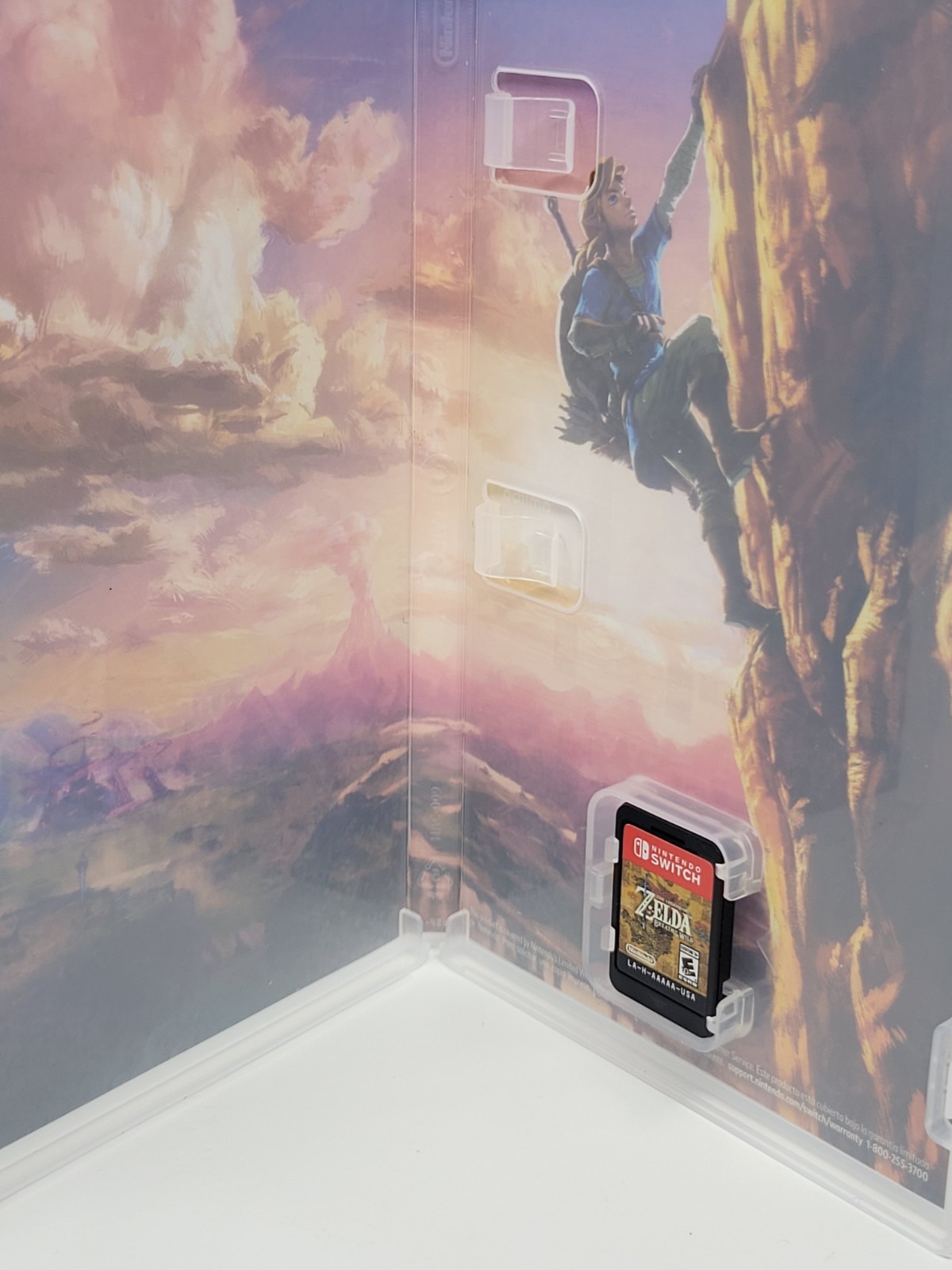 Nintendo Switch Lite Gray Handheld System W/ Case + Zelda BOTW & Skyward Sword