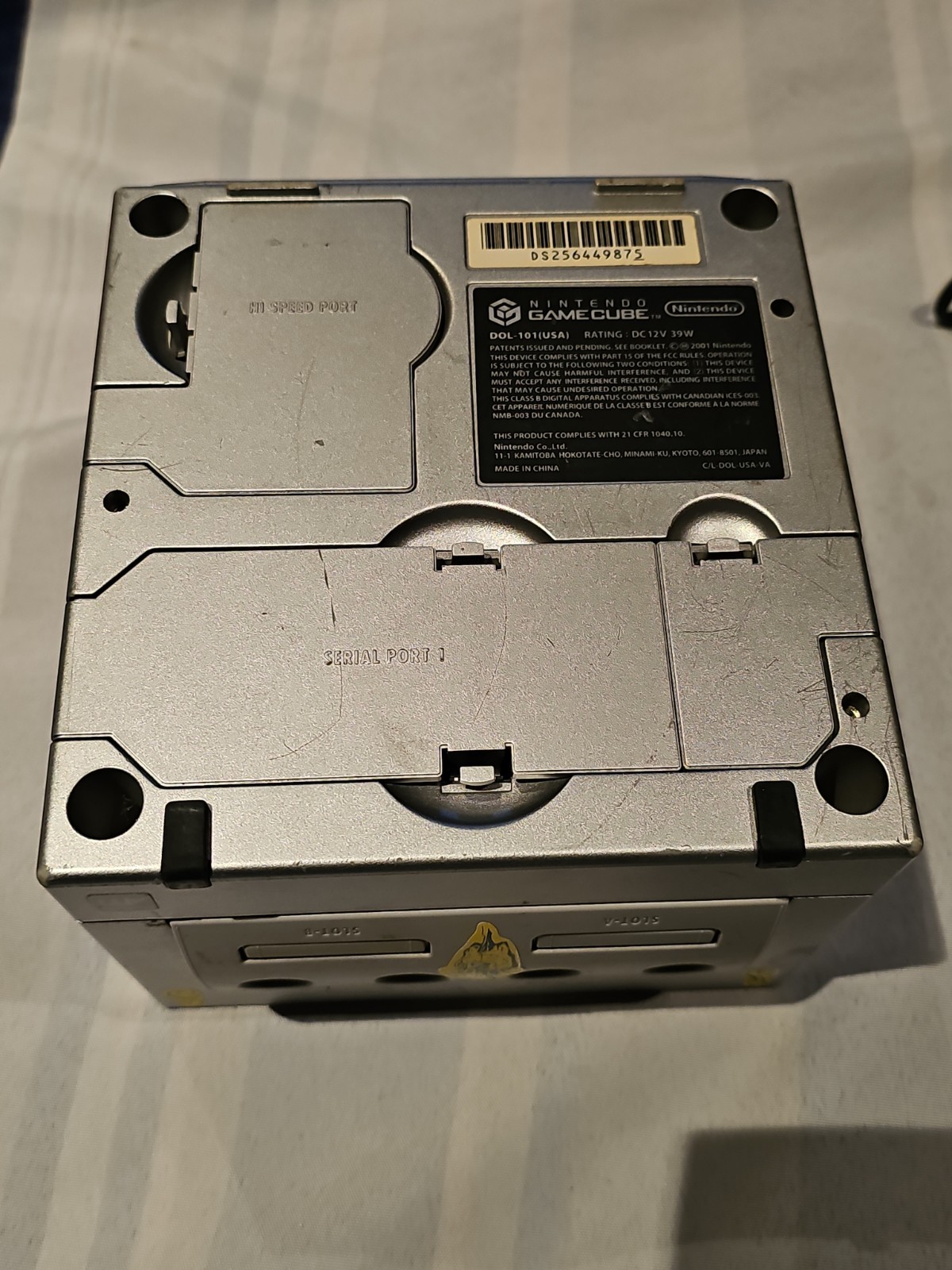 Nintendo GameCube DOL-101 Gaming System SILVER Console w/ Controller Free ship