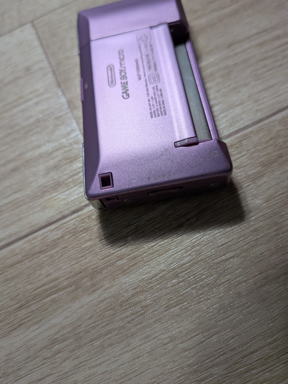 Nintendo game boy micro pink console Tested Work