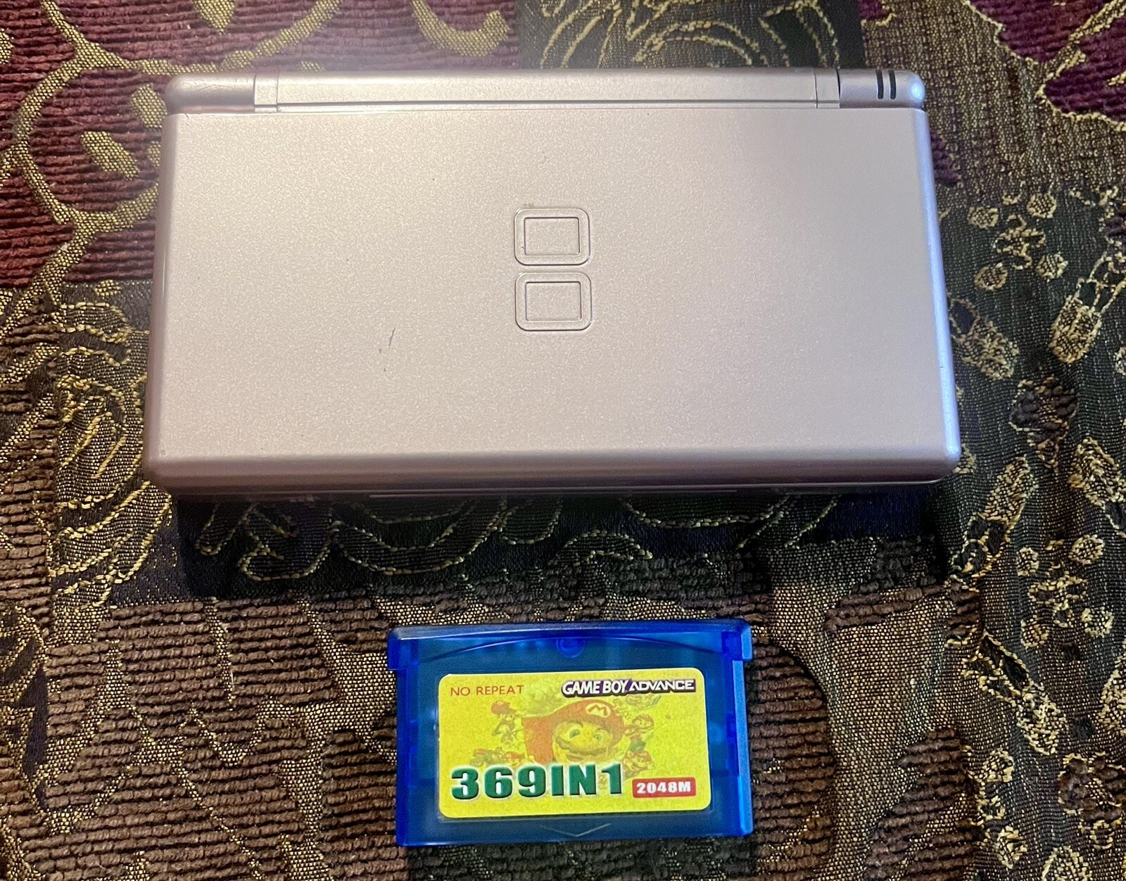 Nintendo DS Lite Handheld System Console Metallic Rose Model USG-001