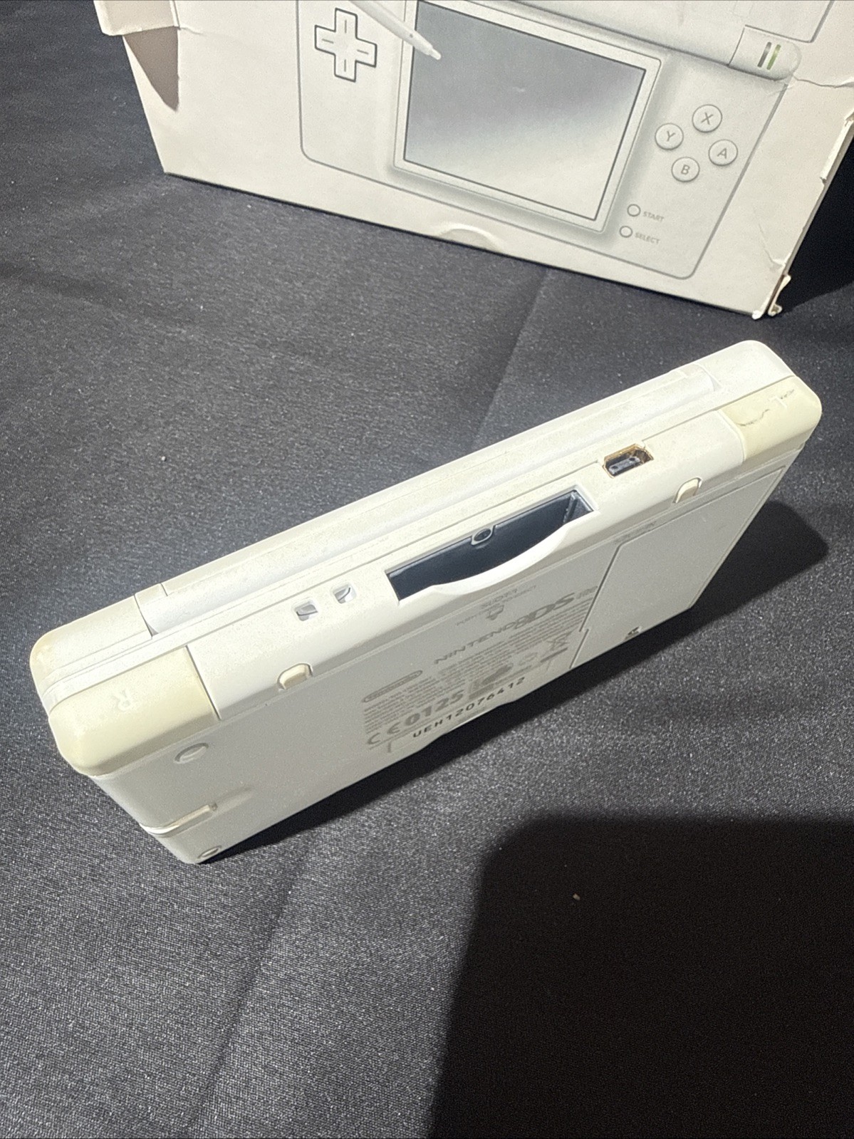 Nintendo DS Lite White Handheld Console CIB Tested Working