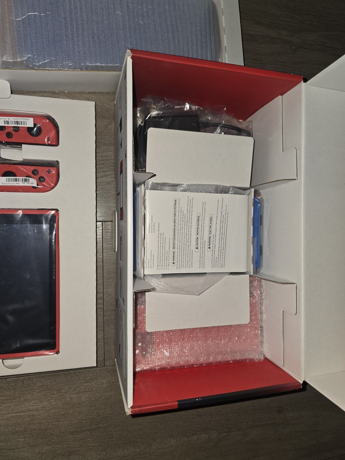 Nintendo Switch Mario Red & Blue Edition Complete in Box – Minty