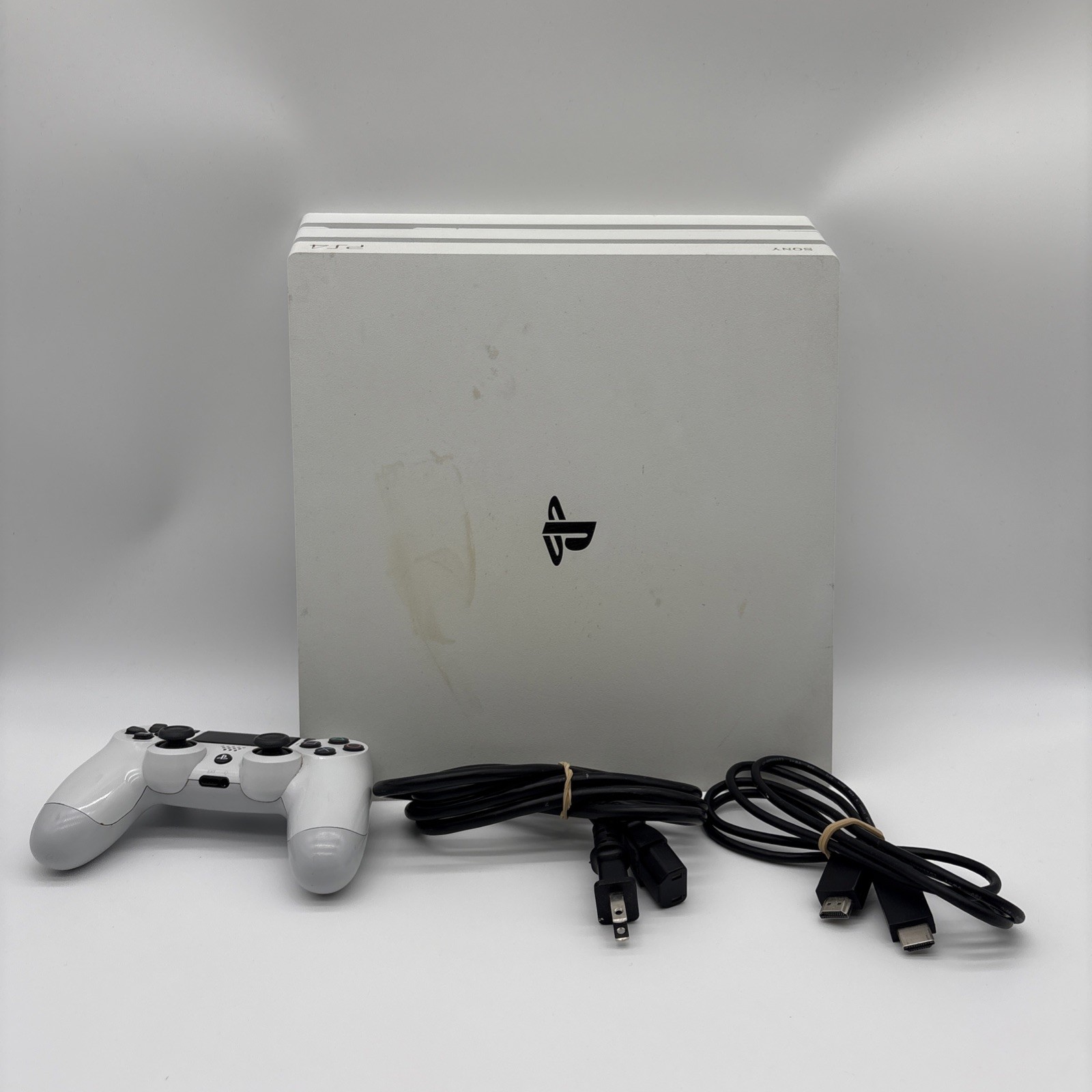 🔥Sony PlayStation 4 Pro Video Game Console Glacier White Tested Working