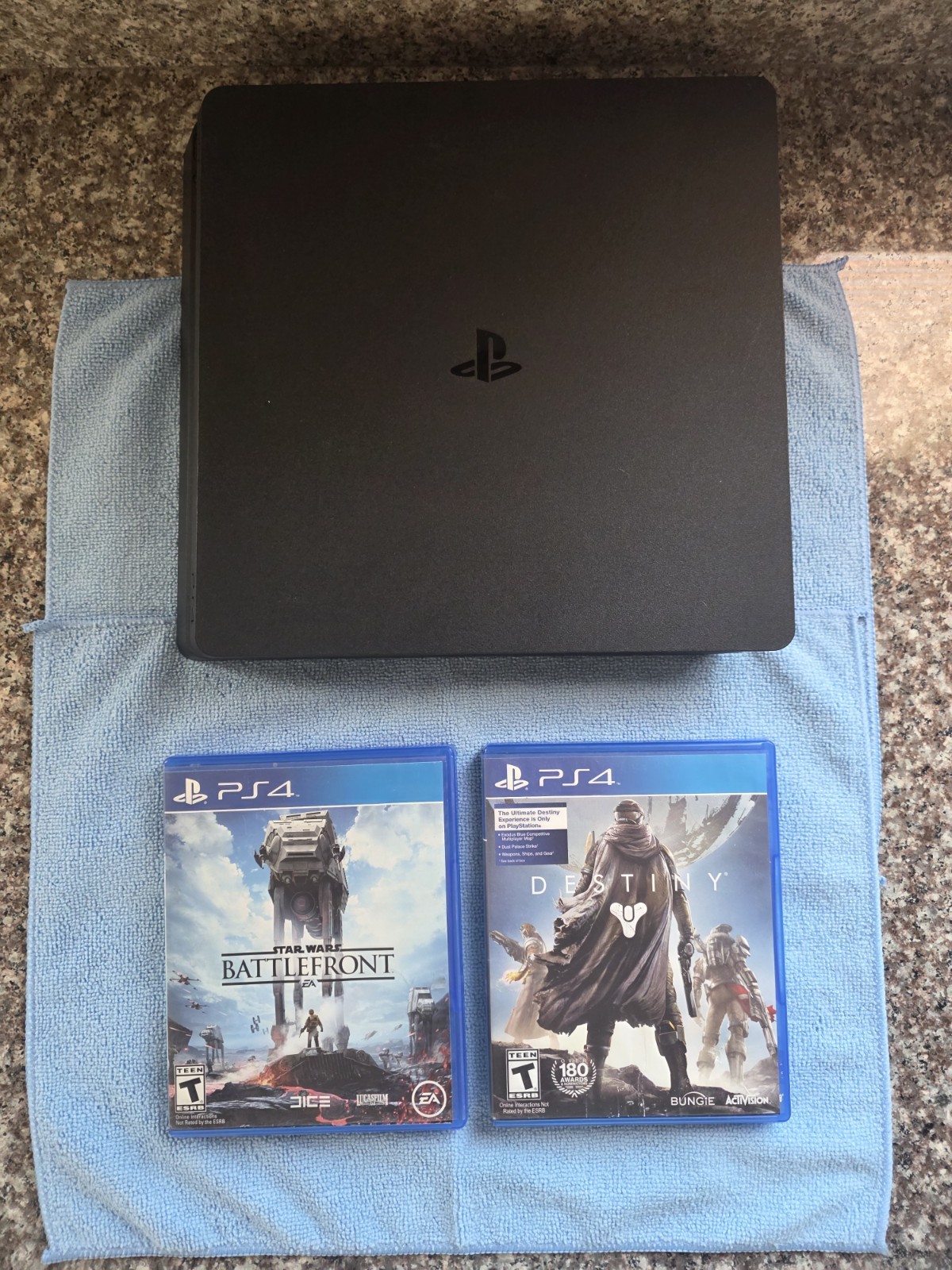 SONY PS4 SLIM (CUH-2015A) 500GB With 2 Games -Tested