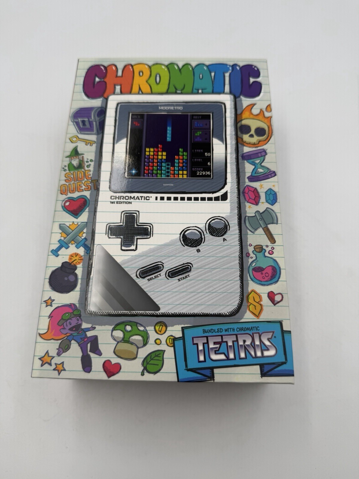 MOD RETRO CHROMATIC With TETRIS Game MIDNIGHT GREY GORILLA GLASS MODRETRO