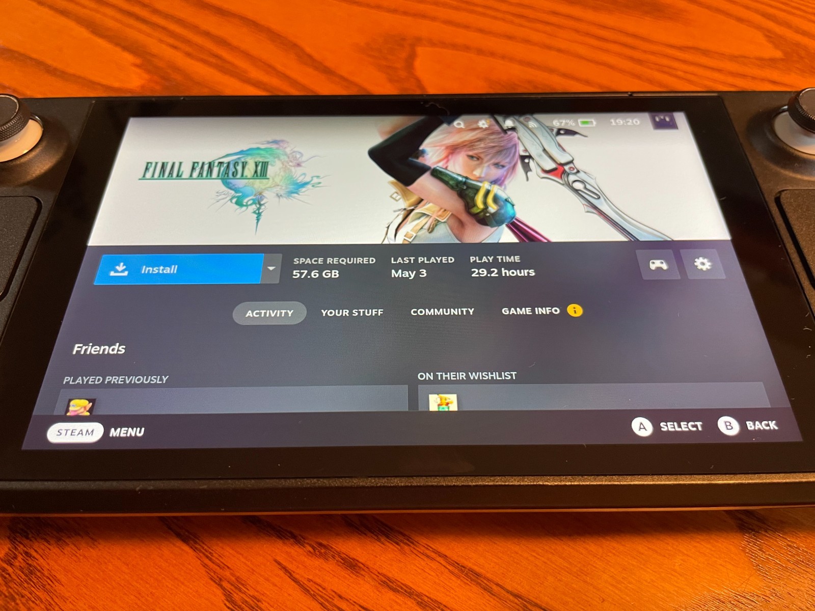 BUNDLE: Excellent condition Valve Steam Deck + 512GB SD + Dock