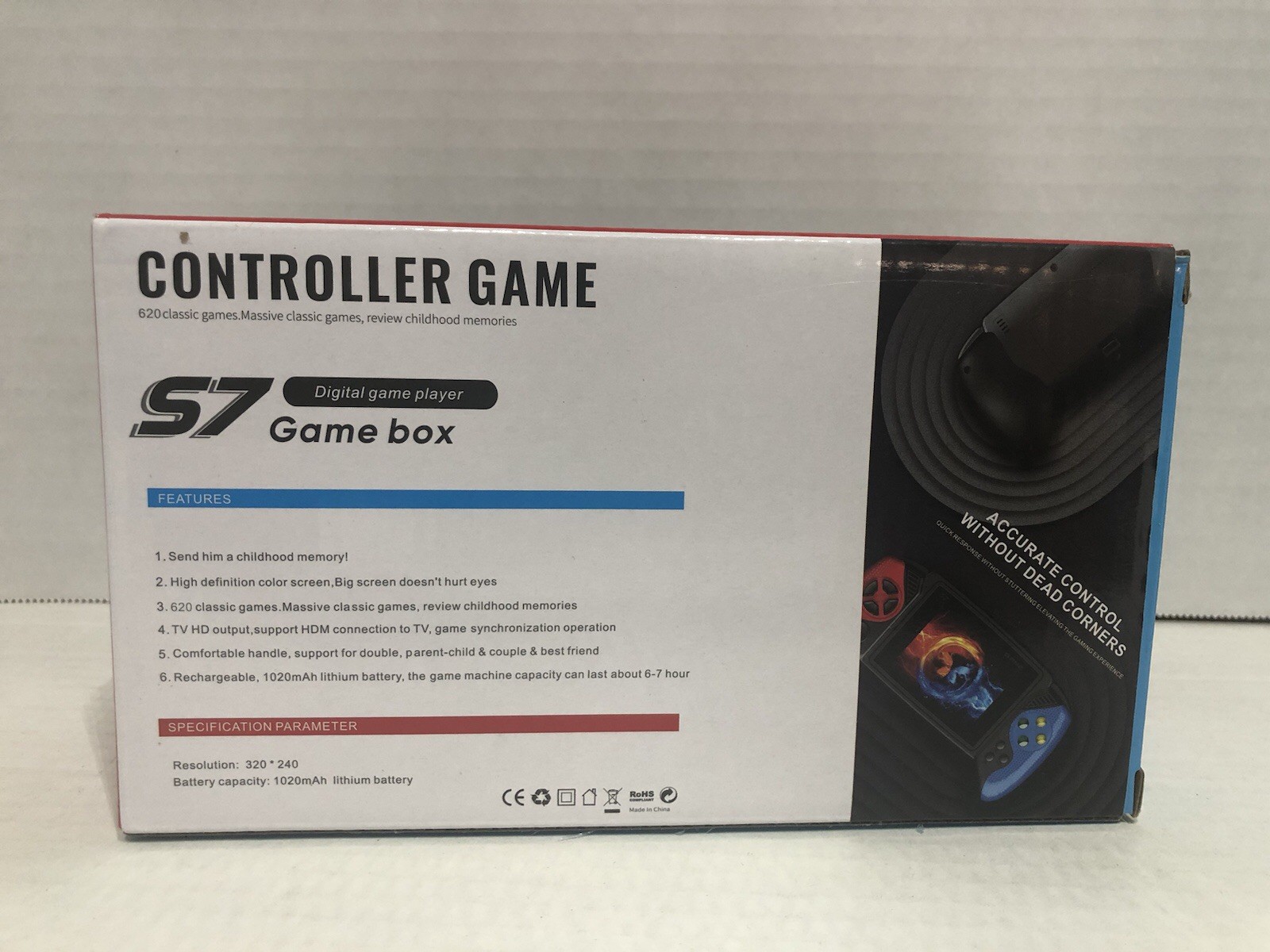 Handheld Controller Game S7 Game Box With 600 Games