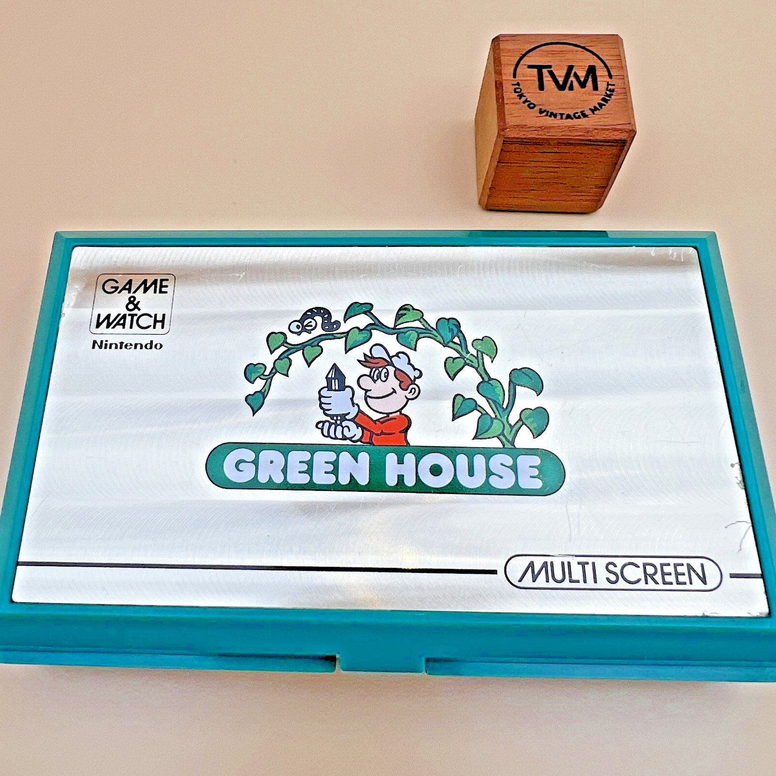 Vintage 1982 Nintendo Game & Watch Green House GH-54 Multi Screen Excellent MIJ