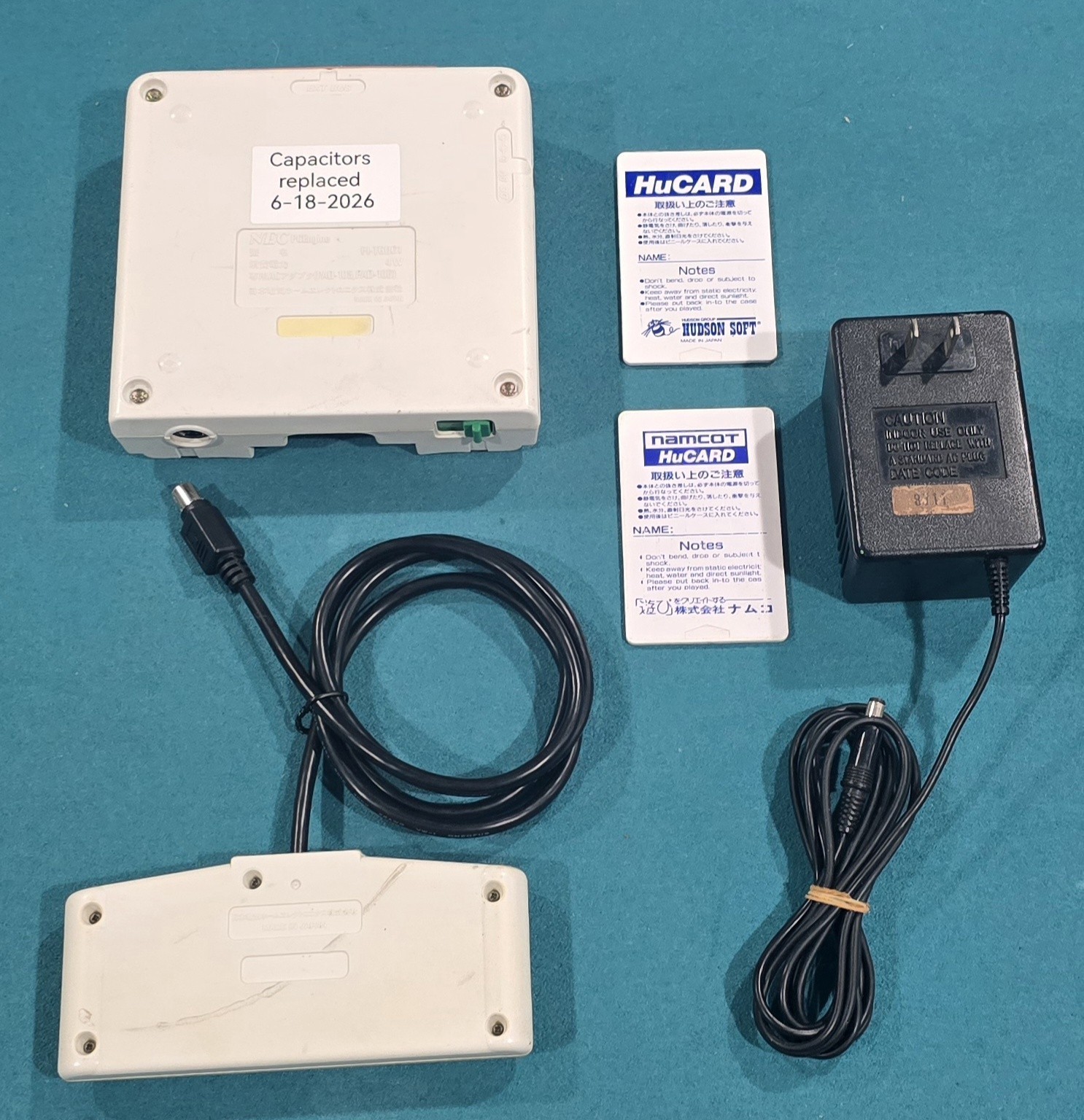PC Engine – Turbografx ALL NEW QUALITY CAPACITORS, SUPER CLEAN! U.S. seller 🔥