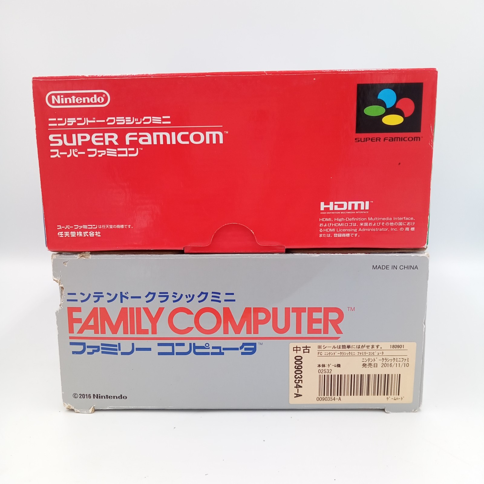 Nintendo Classic Mini & Super Famicom Mini Home Console Set Japanese