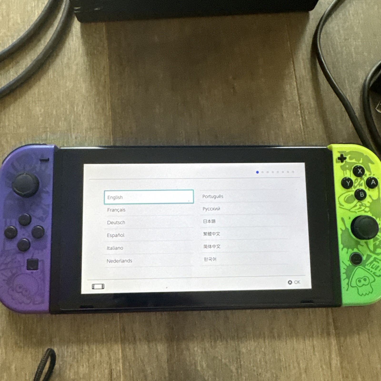 Nintendo Switch Handheld Console HAC-001 (-01) W/ Dock & Cables – TESTED WORKING