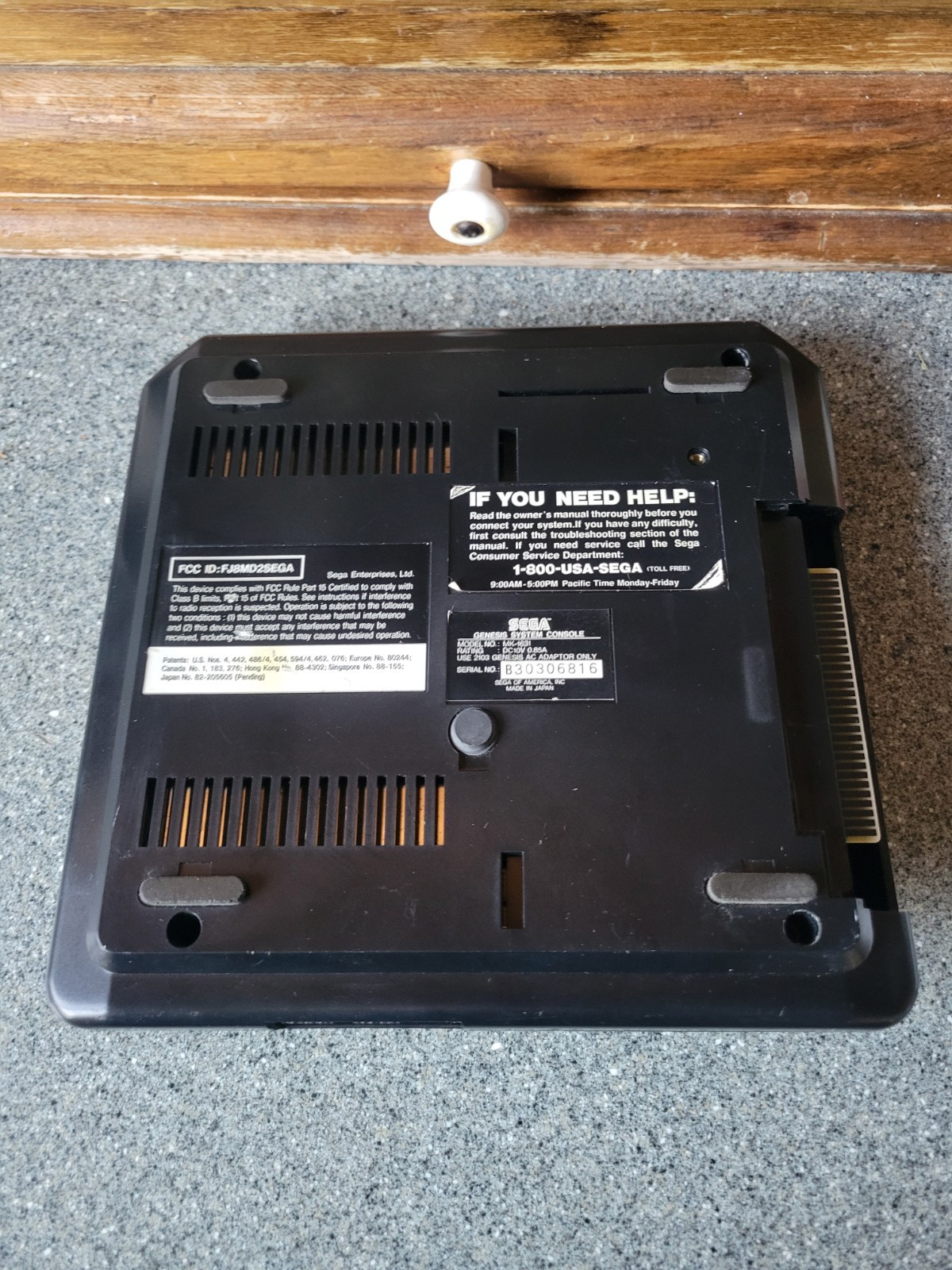Sega Genesis Model 2 Console Only Controller Port Not Working Properly