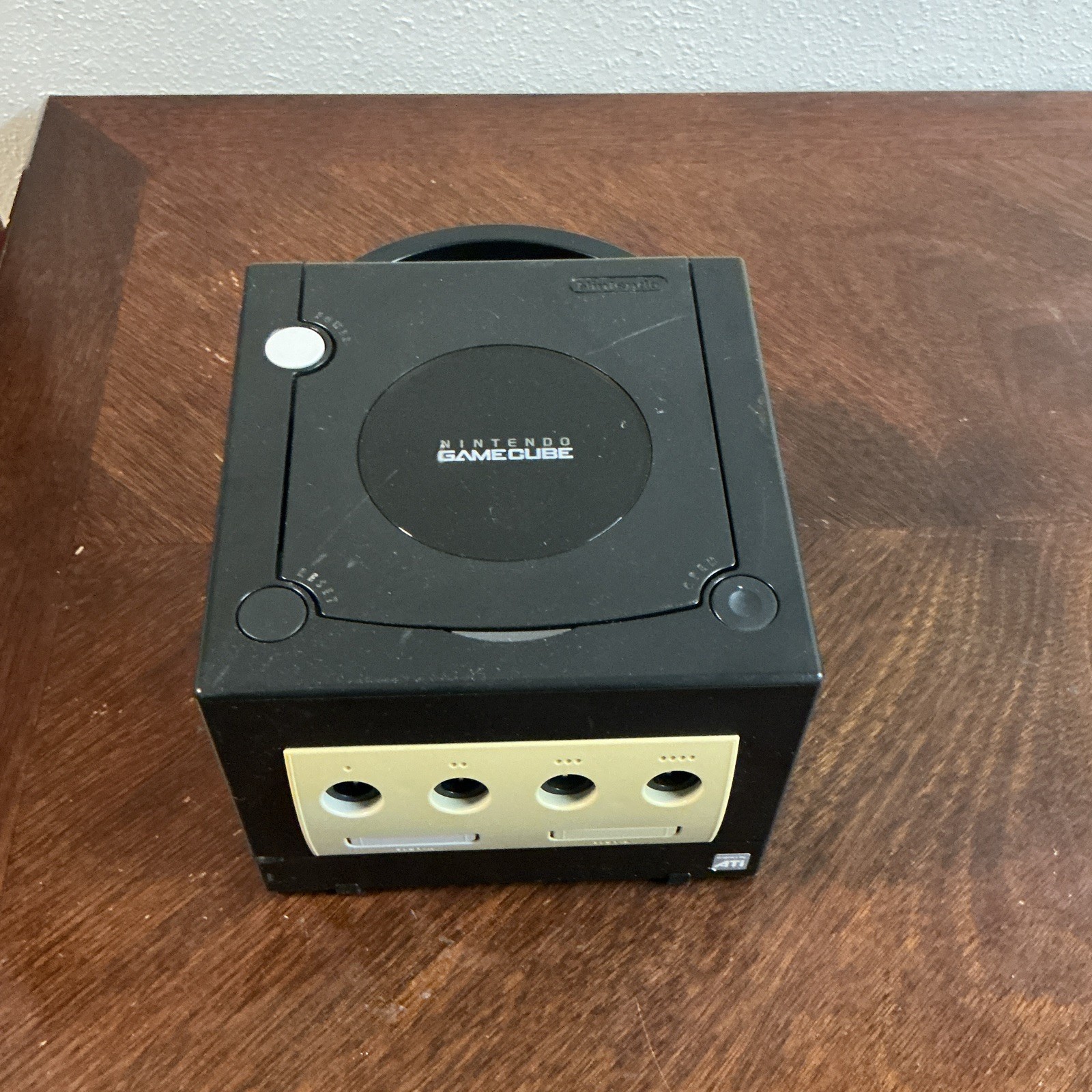Nintendo GameCube DOL-001 Console Black/Silver w/ Controller AV Power NTSC-U/C