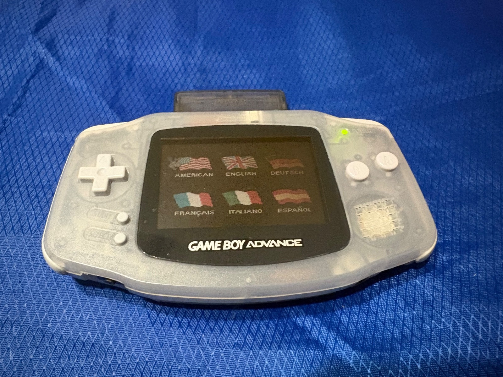 Nintendo Game Boy Advance Console System – Clear Glacier tested and working