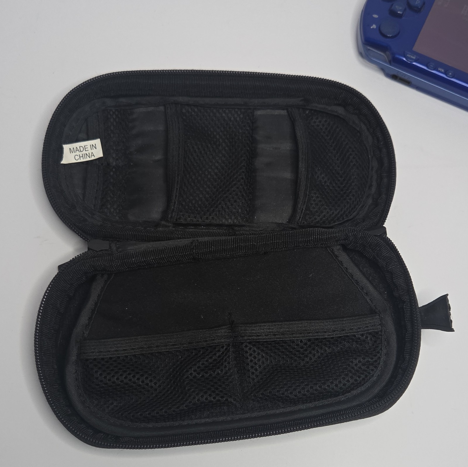 Sony PSP-3000 Blue Handheld System NTSC-U/C Wi-Fi w/ Case & USB Cable & Games