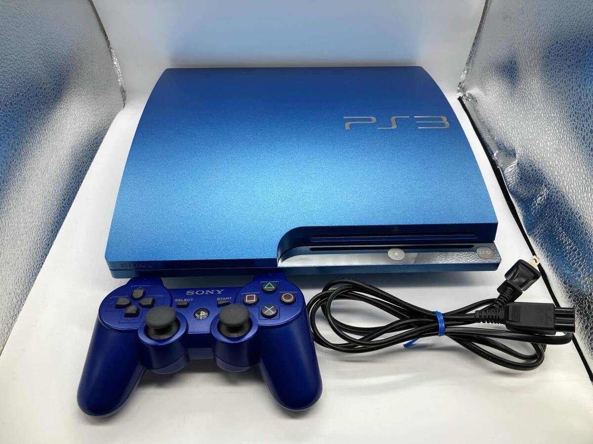 Sony PlayStation 3 CECH-3000BSB 320GB Splash Blue Console & Accessories PS3 Used