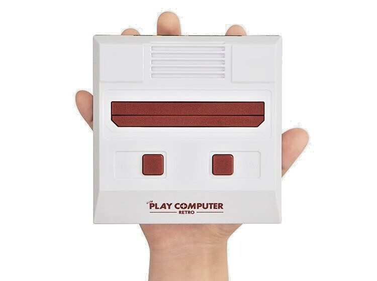 [Famiclone Japanese Console] Play Computer Retro 118 Boxed Famicom KTFC-004W New