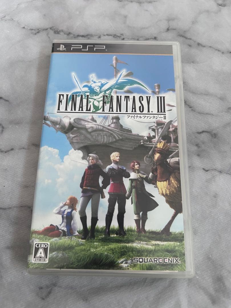 PSP Psp Final Fantasy Software 3 Items Sold Together Japan