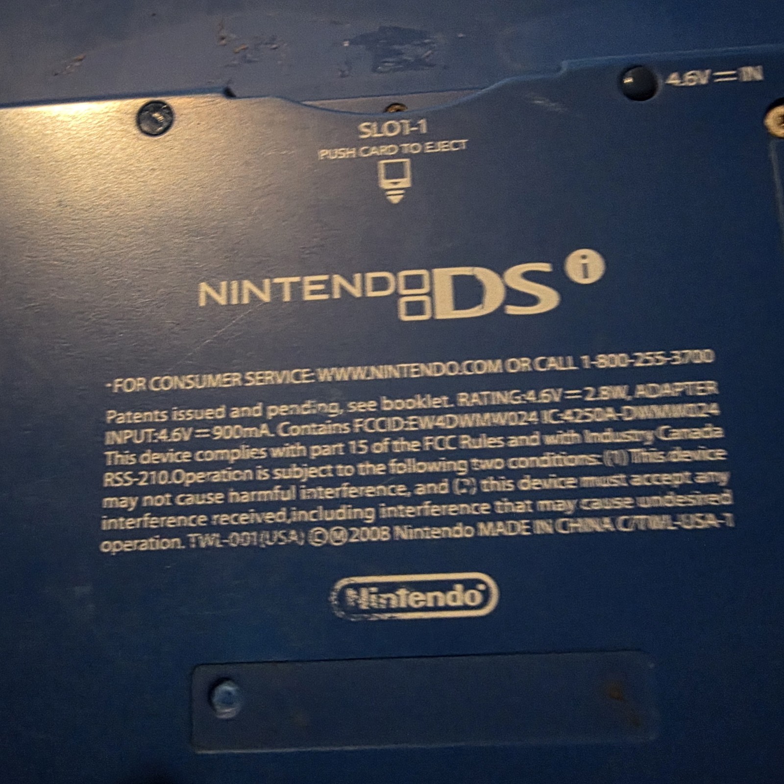 Nintendo DSi 3.25in LCD Display Game System – Matte Blue