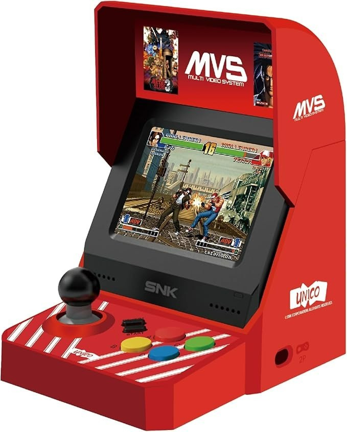 UNICO MVS Mini Arcade SNK Neo Geo Retro Arcade Gaming Machine 45 Games