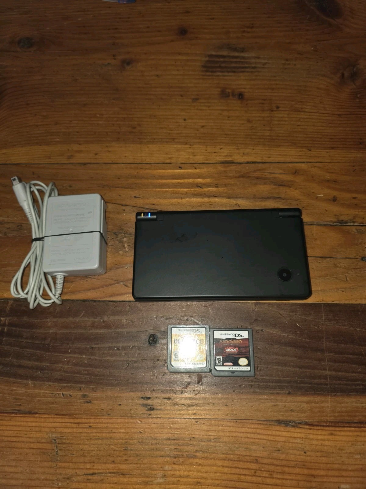 Nintendo DSi Black Handheld Console System Bundle – Tested With Charg & Games