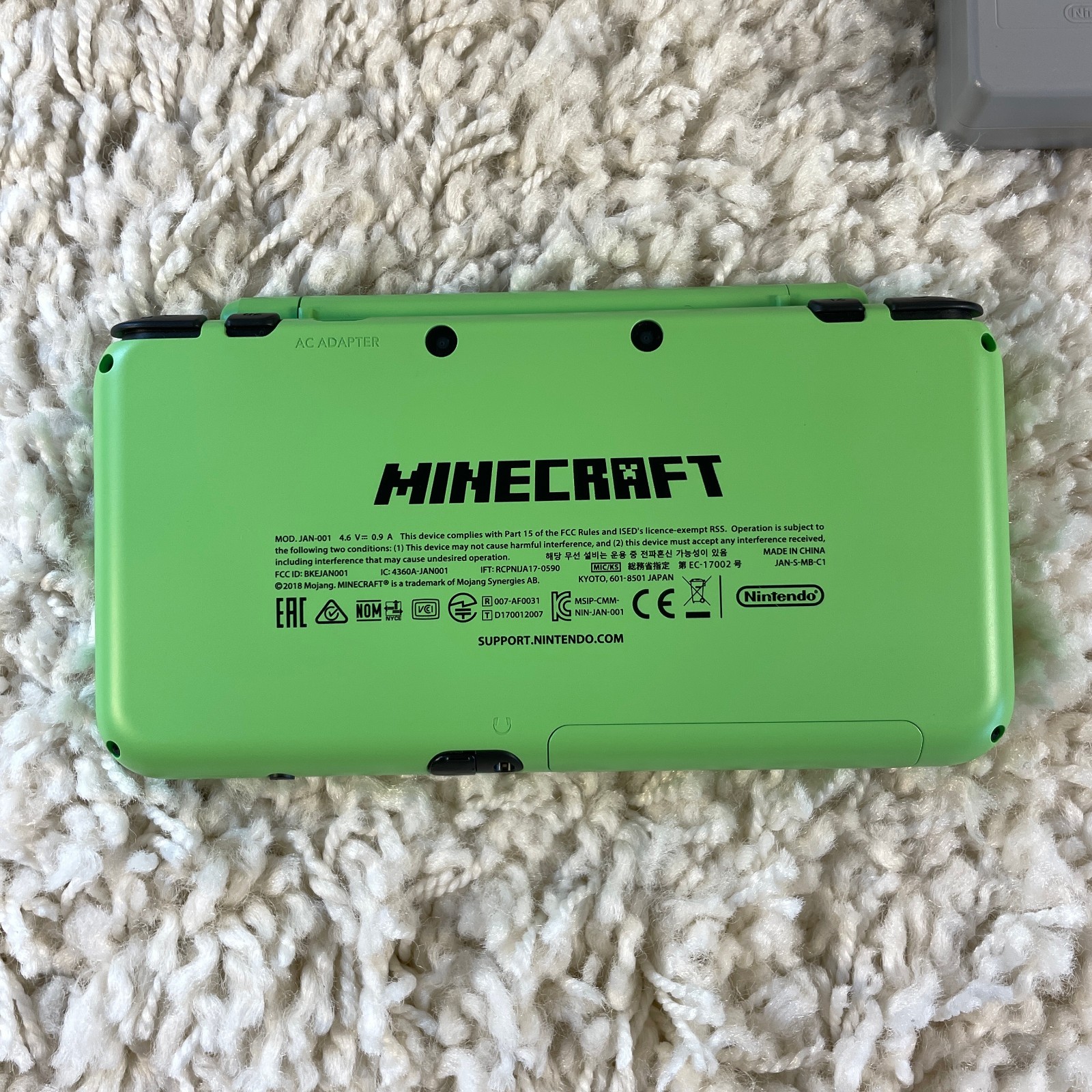New Nintendo 2DS XL LL Minecraft Creeper Edition Console Japanese US Seller Box