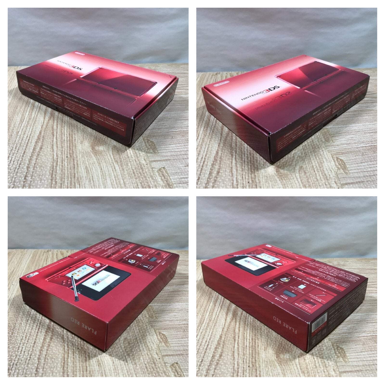 Nintendo 3DS Flare Red Console Boxed Nintendo Japan – Tested Working LG9230