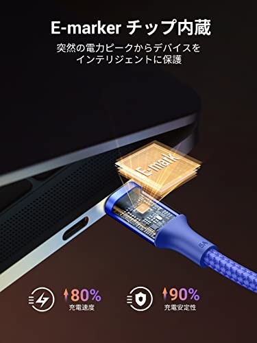 UGREEN USB Type C Cable PD Compatible 100W/5A Ultra-Fast Charging USB C to USB C