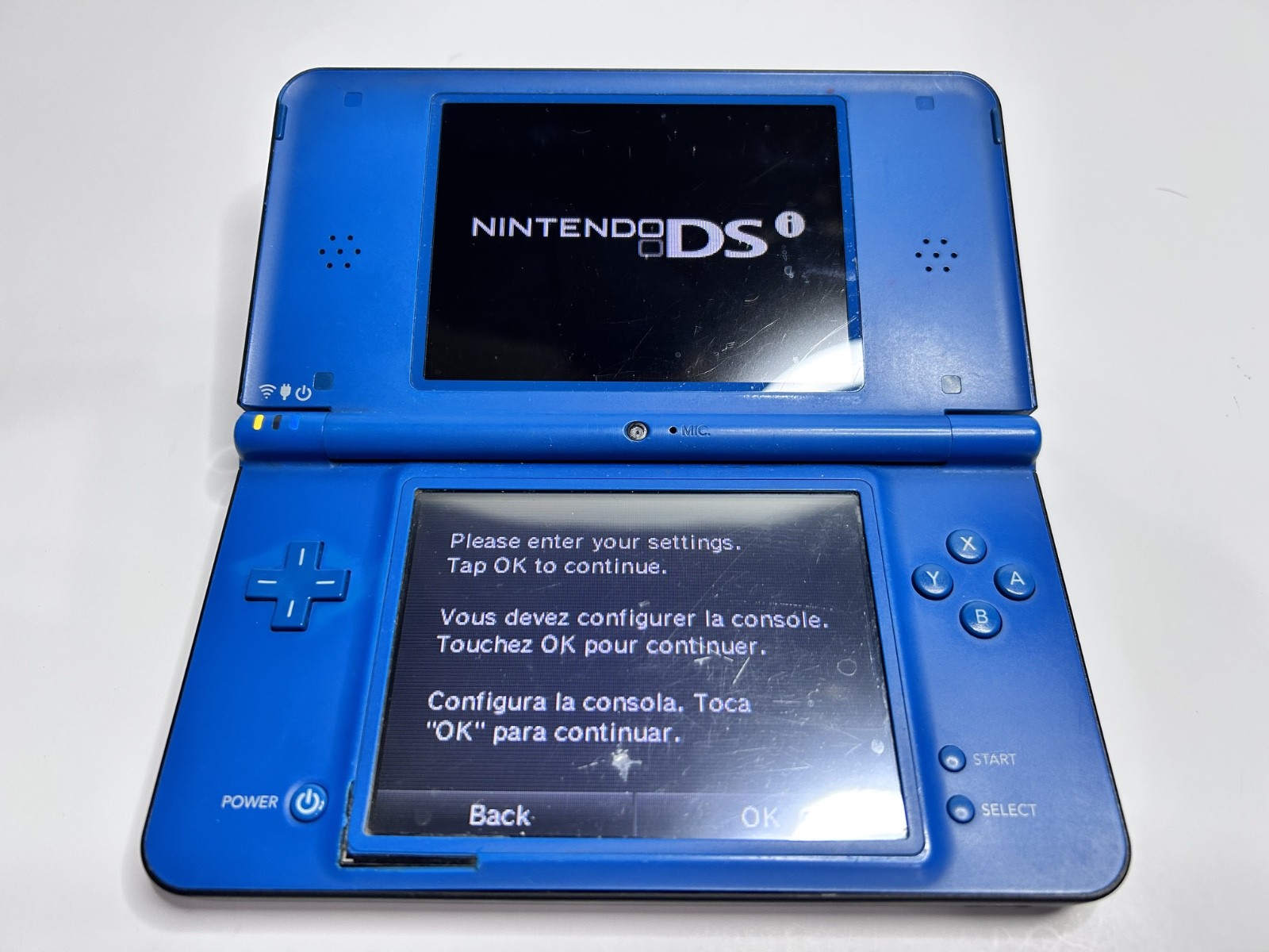 Nintendo DSi LL XL Console – Blue | Charger and Games | USA English | US Seller