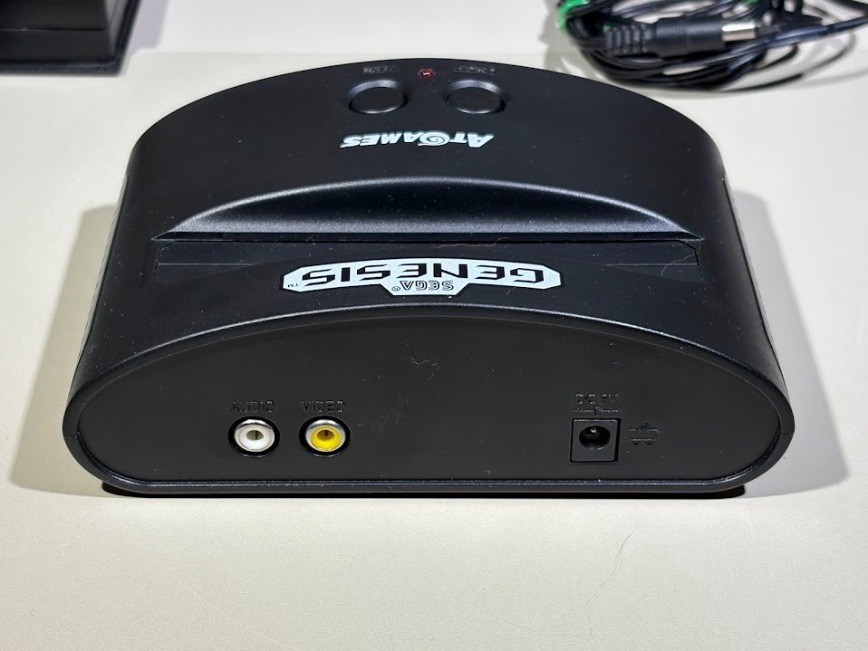 Sega Genesis Classic AtGames Bundle – Works Perfectly – NBA 94 & Madden 92