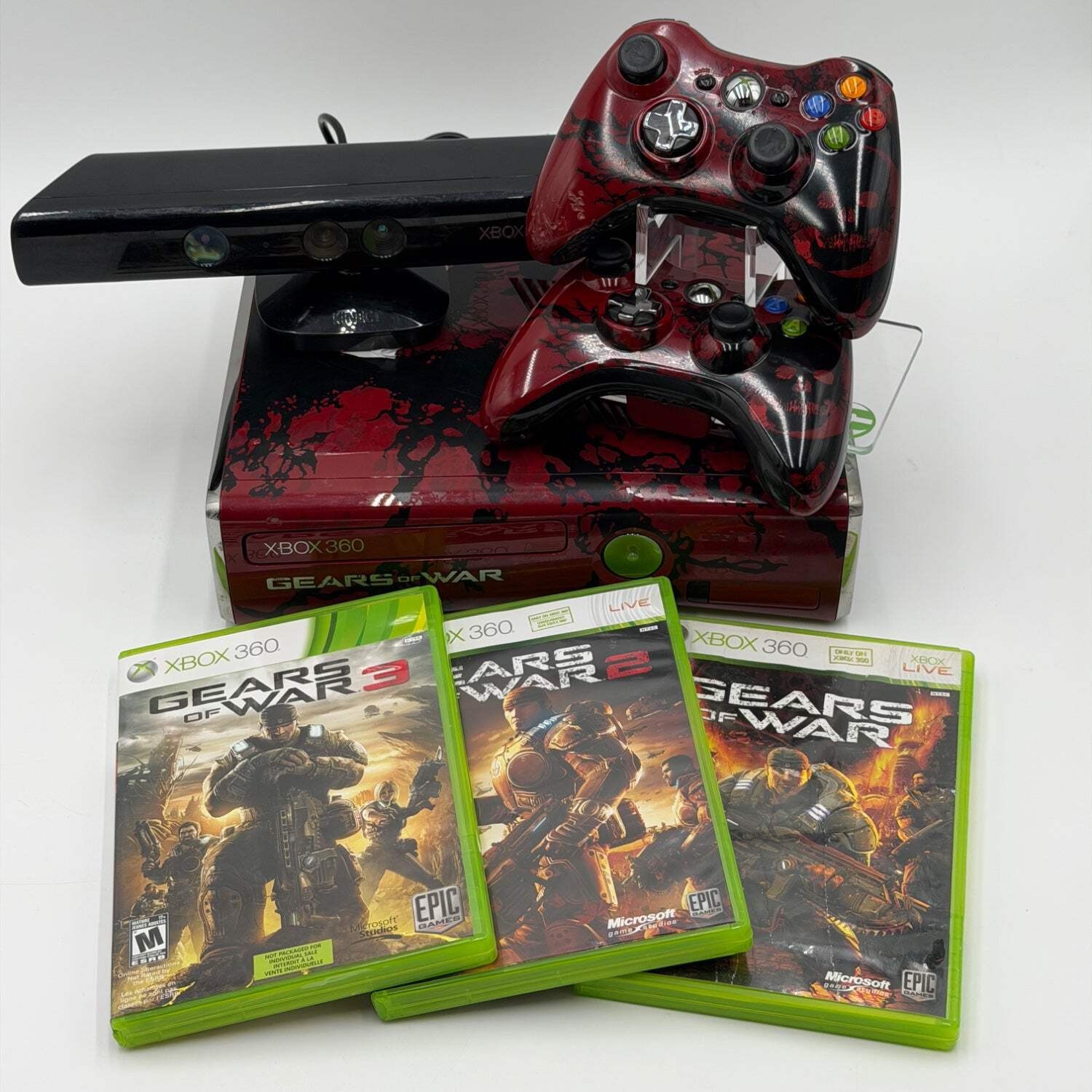 Microsoft Xbox 360 S 250GB Console Gaming System Gears of War 3 Special Edition