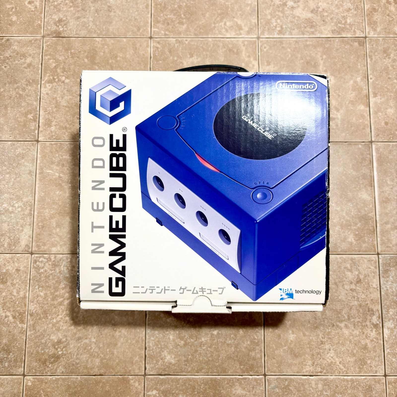 Nintendo GameCube Console Indigo COMPLETE in Box CIB System Nice Clean Purple