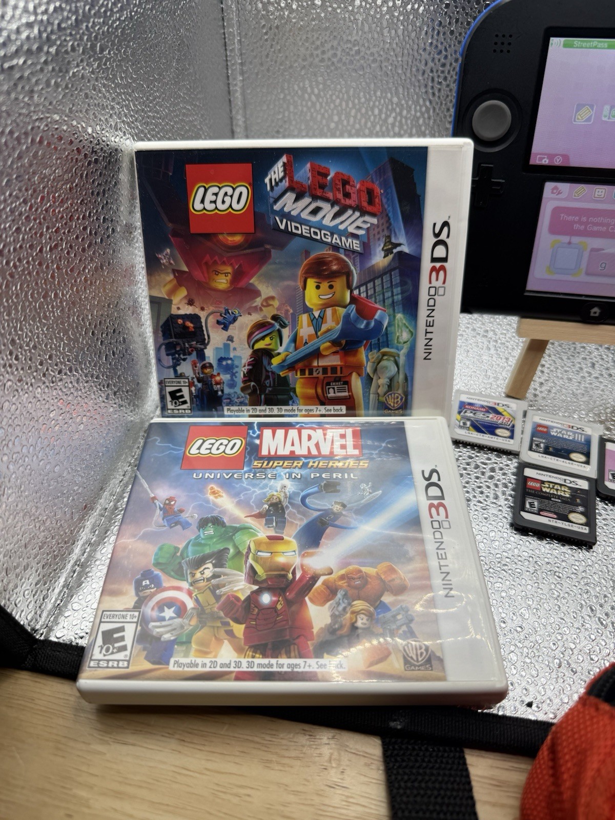 Nintendo 2DS Launch Edition Blue & Black – Games, Cases And Charger BUNDLE!