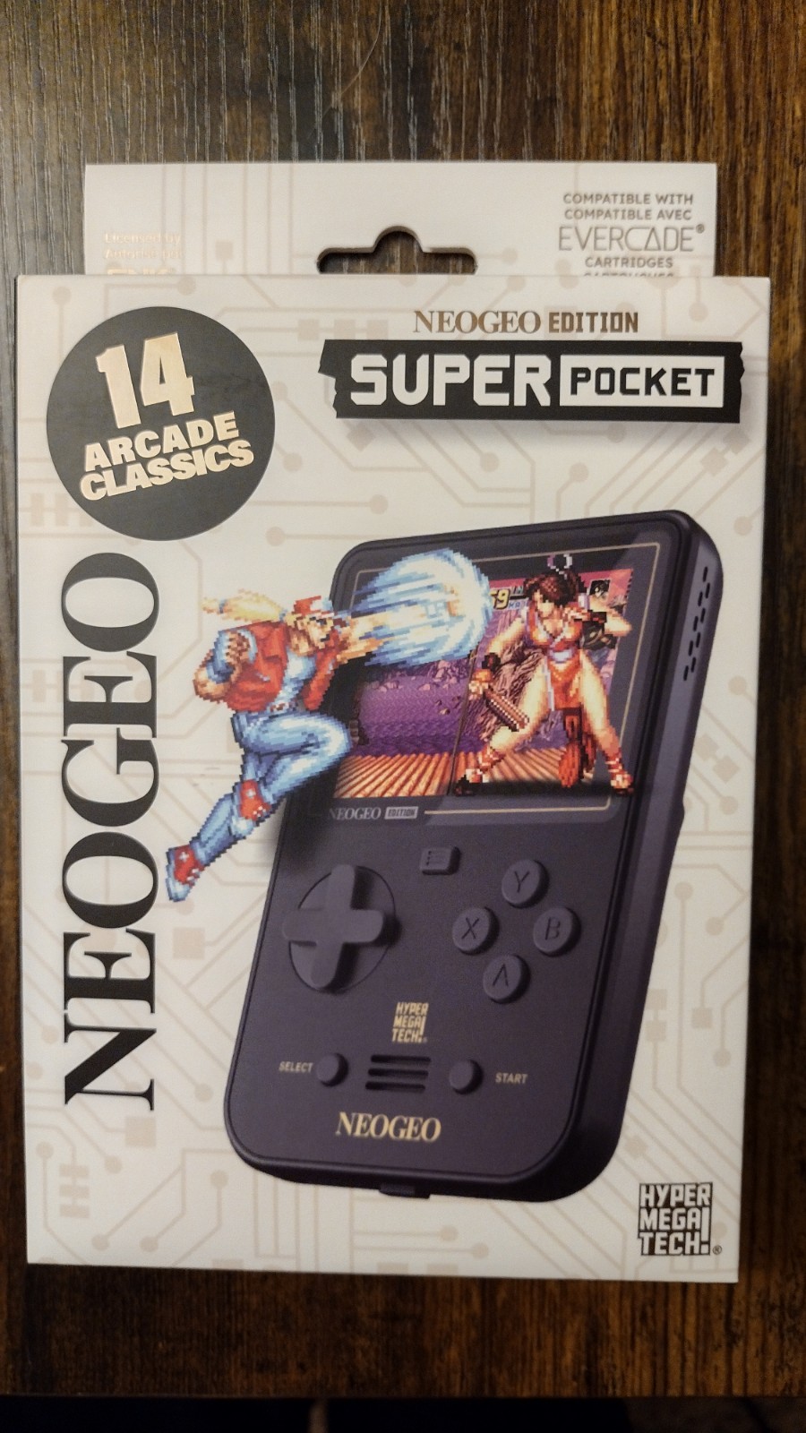 BRAND NEW Evercade NEOGEO Super Pocket Edition HyperMegaTech!