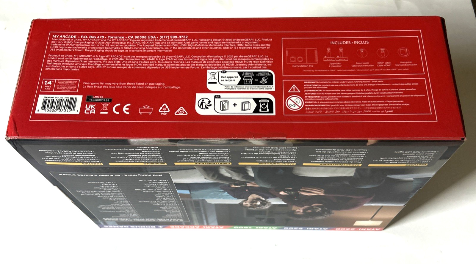 HDMI My Arcade Atari Game Station Pro-2600-5200-7800-Bonus Game-2 joysticks-NEW