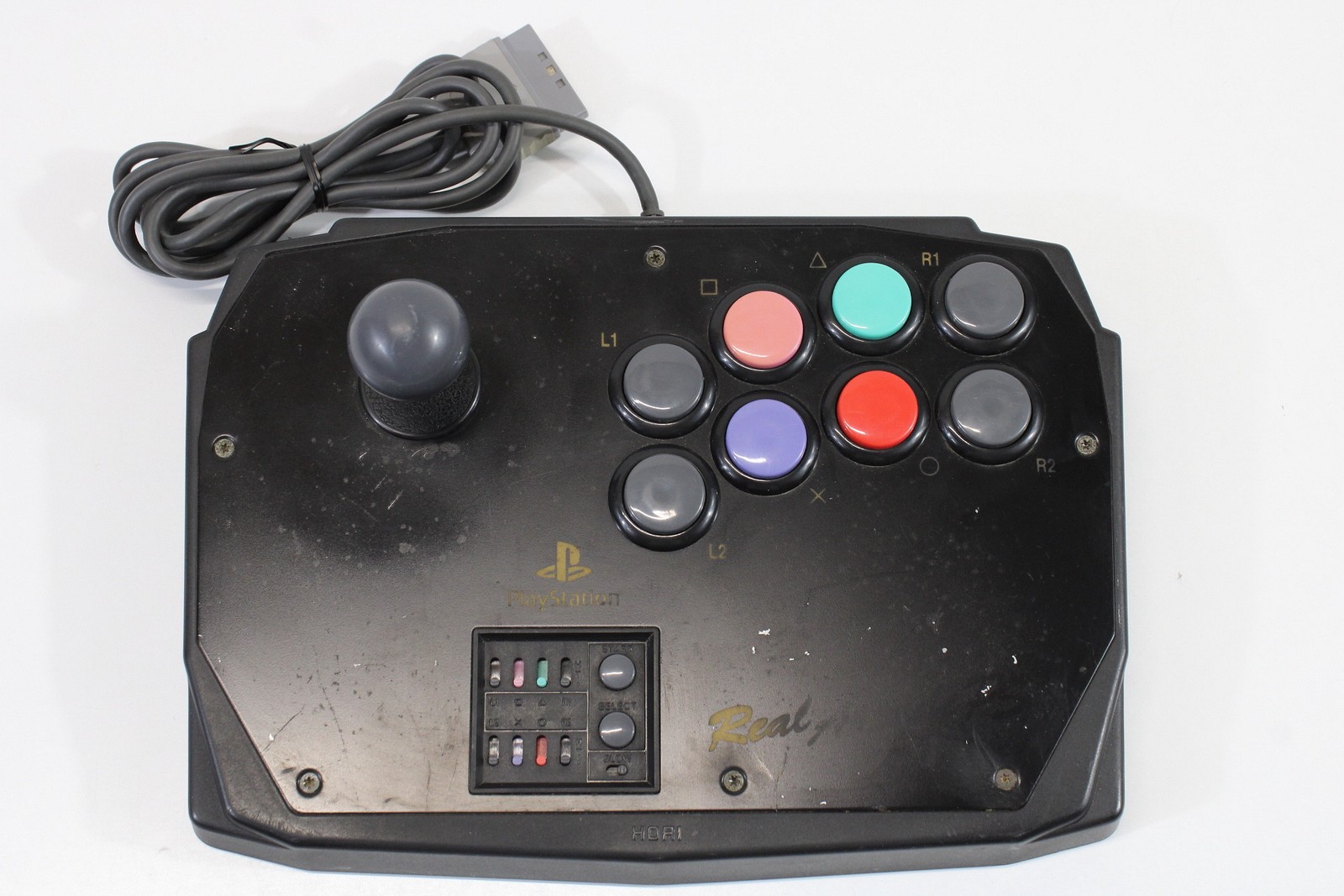 HORI Real Arcade PS Joystick Controller HPS-10 PlayStation PS2 PS1 Japan 2PC496