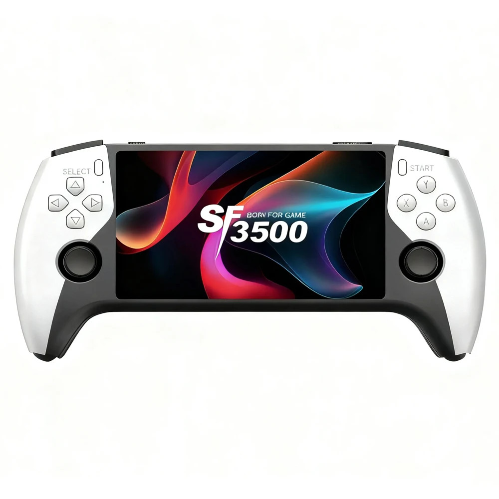 New SF3500 Handheld Game Console, 5-Inch IPS Large Screen Portable Game Console,