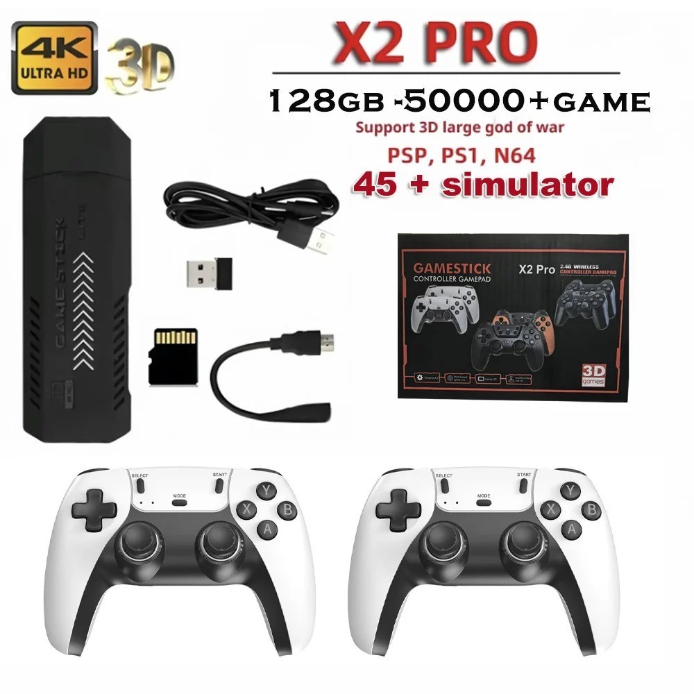 X2 Pro Retro Gaming Console – 50,000+ Built-in Classic Games