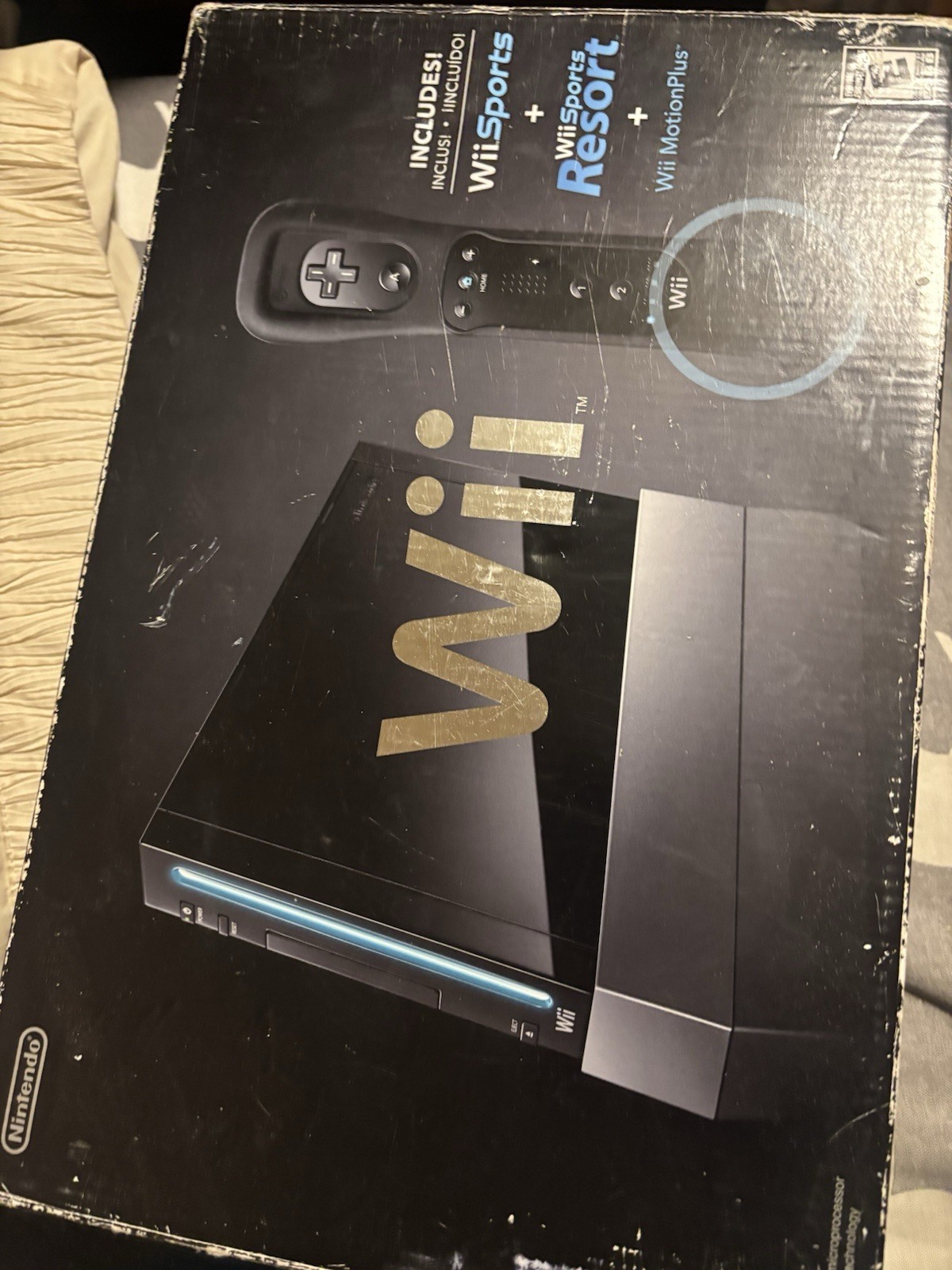 Nintendo Wii Wii Sports Resort and Wii Remote Plus Console – Black