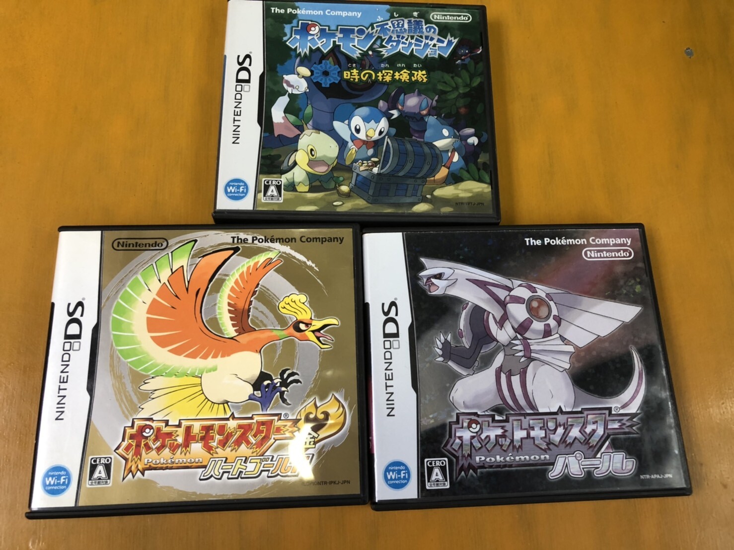 【DS game set 】Pokemon Heart Gold , Pearl, a mysterious dungeon , Nintendo
