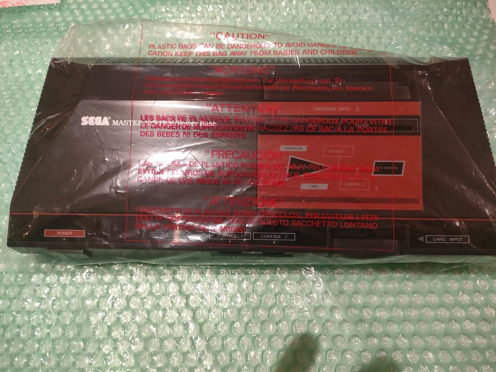 Sega Master System Special Edition Italy 90 with Matching Cartridge!!!