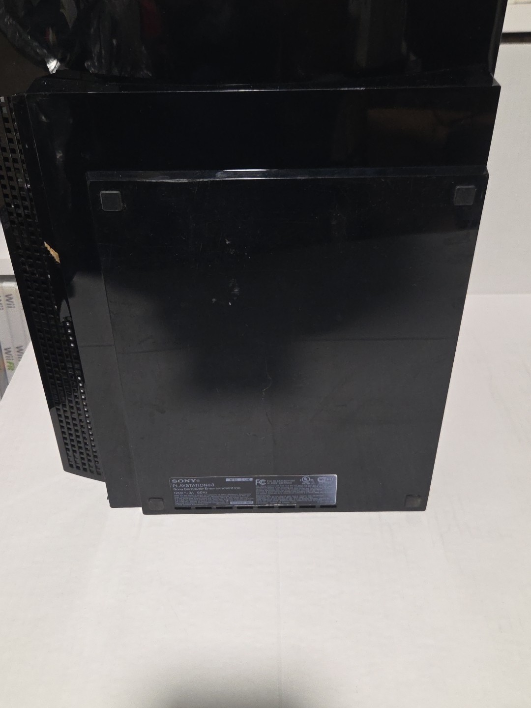 Sony PlayStation 3 Console Black HDMI Wi-Fi Blu-Ray Ethernet USB-