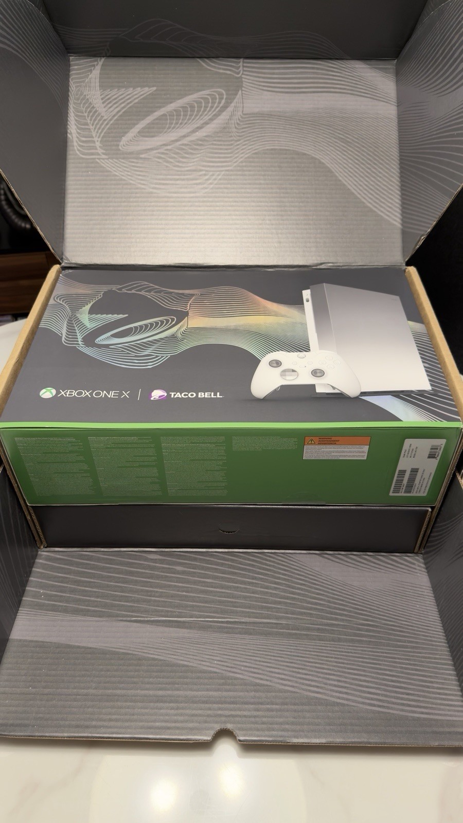 Microsoft Xbox One X 2TB SSD Taco Bell Limited Edition Platinum Console Bundle